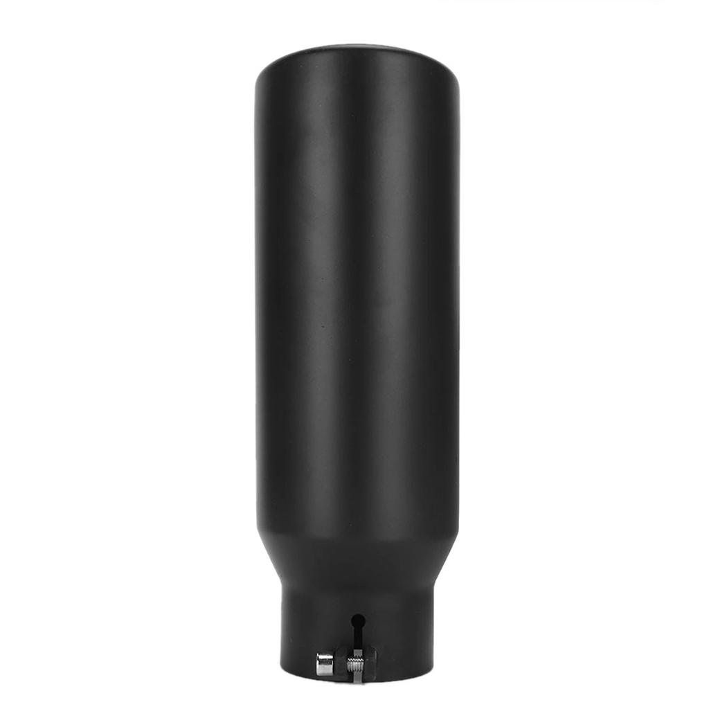 Выхлопная труба автомобиля из нержавеющей стали 80 мм 3,1 дюйма вход 102 мм 4 дюйма выход универсальная хвостовая горловина черная