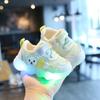 Spring and Autumn Baby Toddler Shoes Infant Children's Shoes Light Up White Shoes Baby Sports Shoes