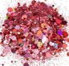 Multi-color Nail Sequins  Nail Art Flake Nail Glitter Paillette Mixed  Thin Shining 3D  Stickers Manicure Make up DIY