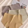 Invisible Panties Women Seamless Sports Briefs Female Underpants Ultra-thin Underwear High Rise Panties Solid Comfy Lingerie