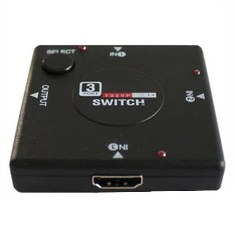 Мини HDMI-совместимый переключатель 3 в 1 для телевизора, коробка-переключатель, 3-сторонний селектор, 1080P, 3 входа 1 выход, HDMI-совместимый сплиттер, Прямая поставка, Горячий товар