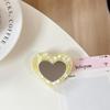 Настольная подставка для телефона в корейском стиле с зеркалом в форме сердца – Идеально для просмотра дорам