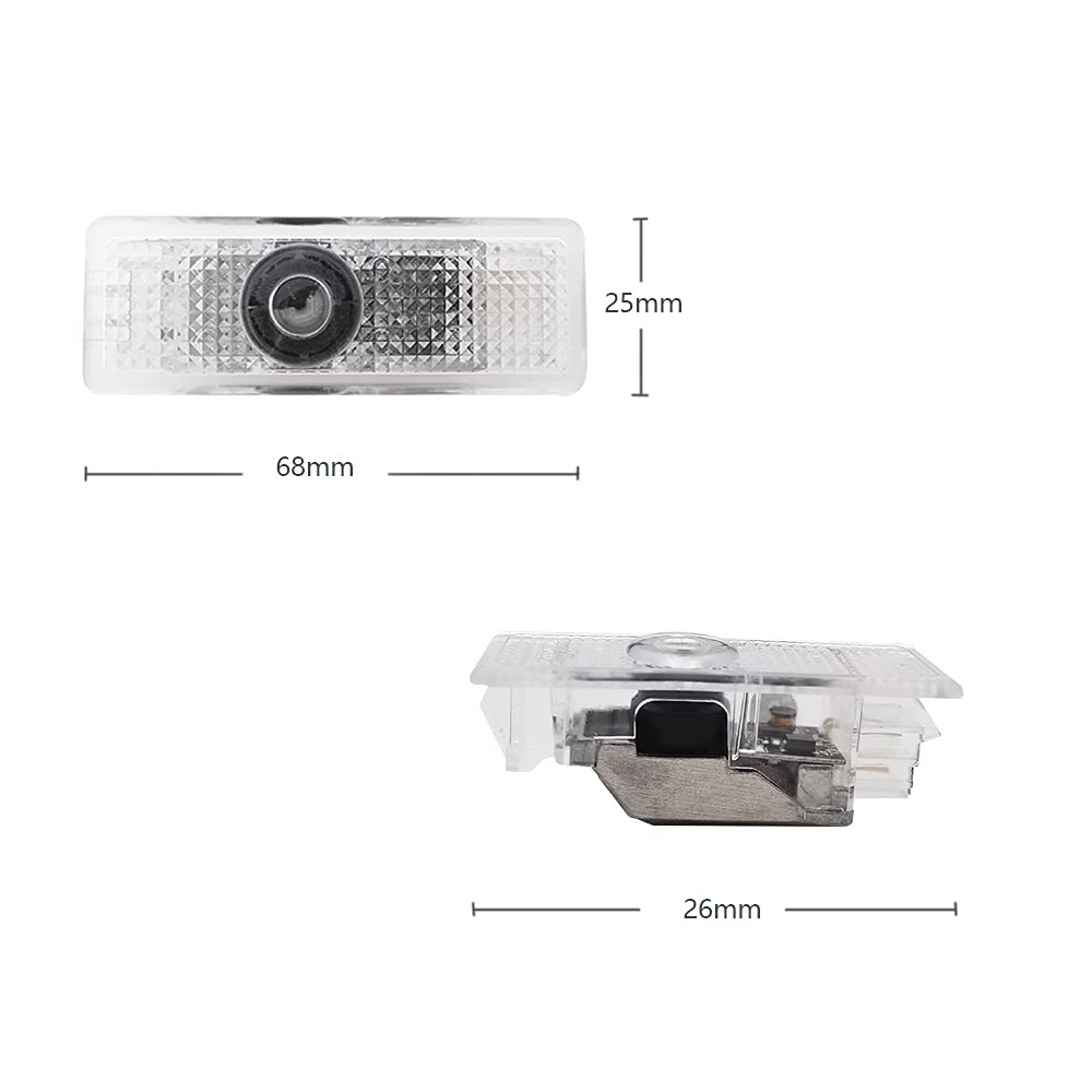 Автомобильная штора LED HD Светостойкая Шторная лампа с подсветкой салона Проекция логотипа Ghost Sha