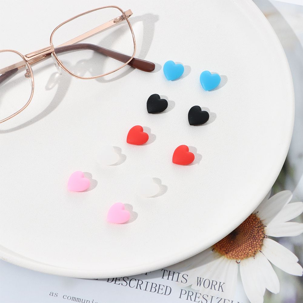 Adult Heart Anti-Slip Kids Women Ear Hooks Glasses Straps Ear Grip Hooks Sports Temple Tips