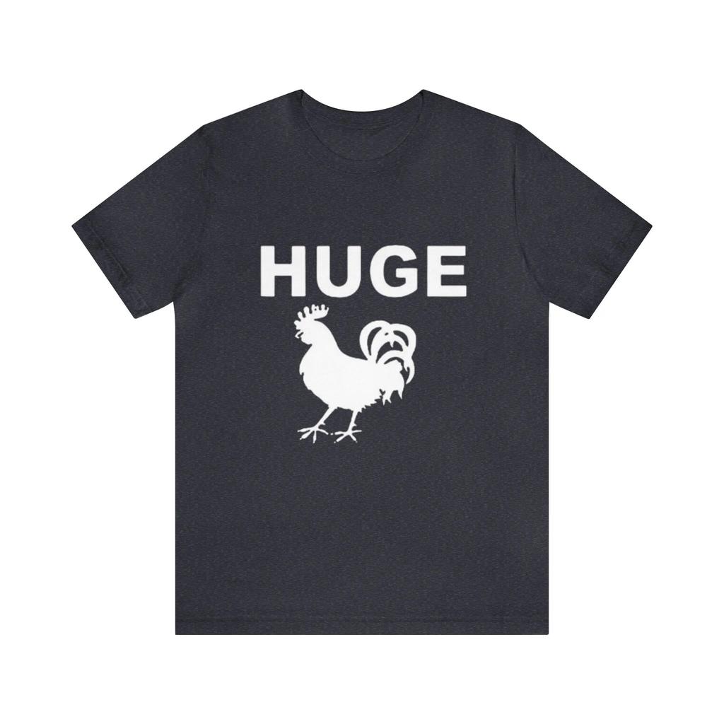 Huge Cock T Shirt Joke Rooster Funny For Dad Boyfriend Sarcastic Offensive