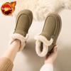 Ladies Shoes Elegant With Low Heels Round Toe Women's Snow Boots On Slip Chic Large Size Warm Spring Autumn High Quality Y2k Hot