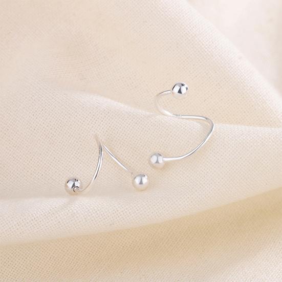 1 Pair Ear Studs Round Beads Five Pointed Star Piercing Mini Cute Gift Hypoallergenic