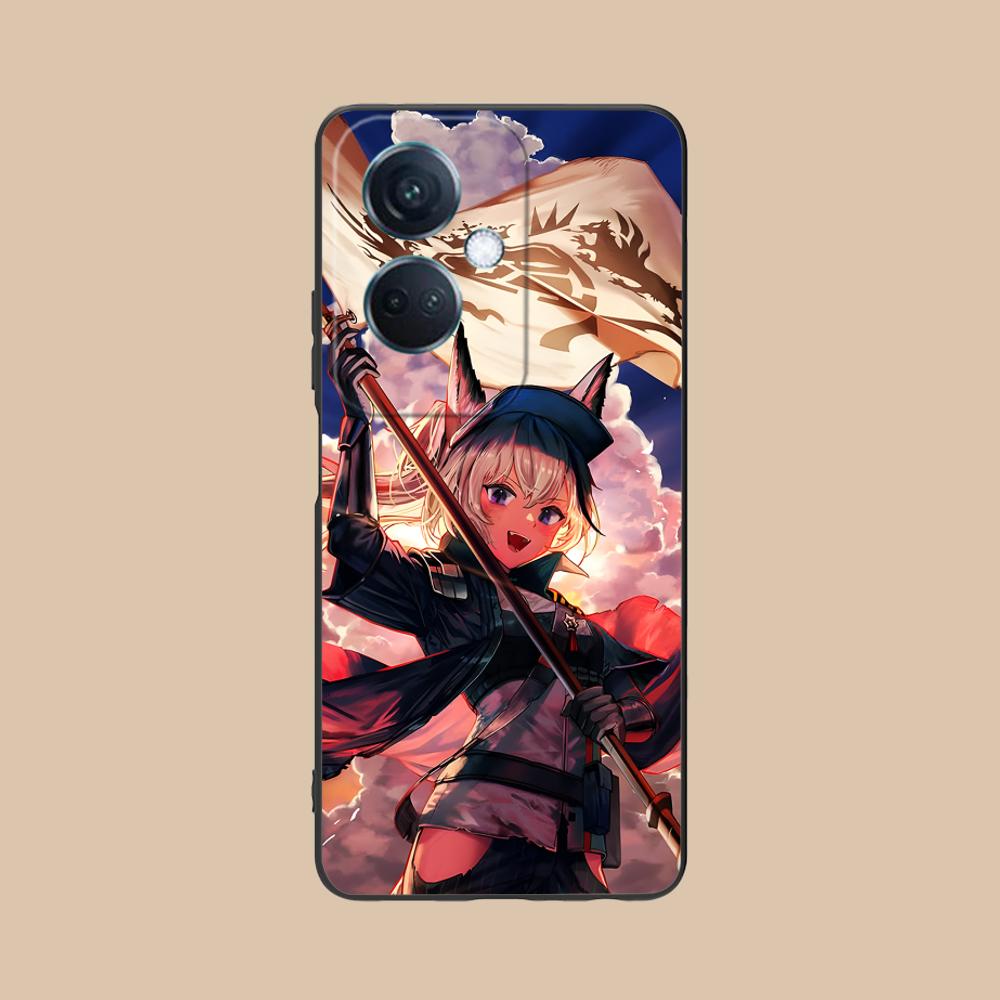 Arknights Grani Матовый ТПУ Чехол для Мобильного Телефона для OPPO Reno 14 13 12 11 10 9 8 7 6 5 F T Pro 5G Цветной Печатный Чехол