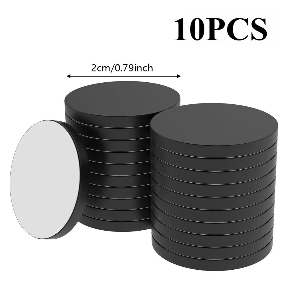 20x2mm Round Magnets with Adhesive Backing Flexible Self Adhesive Magnetic Dots Flexible Magnet Sheets Refrigerator Magnet DIY