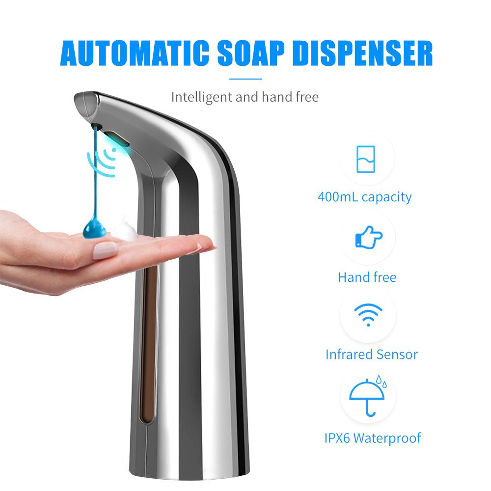 400mL Automatic Soap Dispenser Infrared Hand-free Touchless Soap Dispenser
