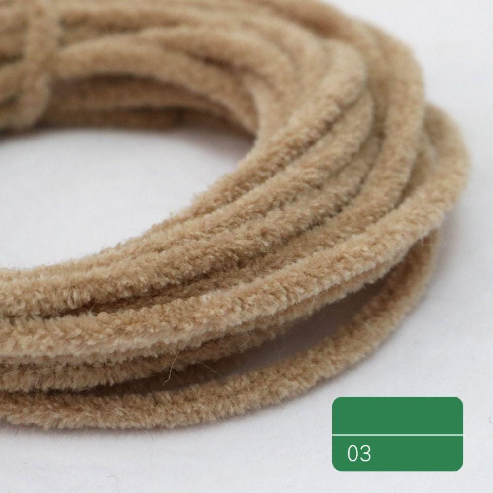 Colored Wool Handmade Twisted Rod Plush Handmade Chenille Stem  Puppy Toy