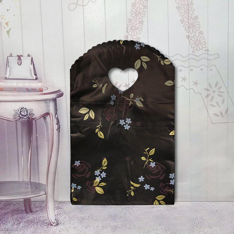 Small Plastic Bag With Handle Packaging Bags Boutique Gift Bag Mini Bag 50Pcs Trinket Bag Multi Designs