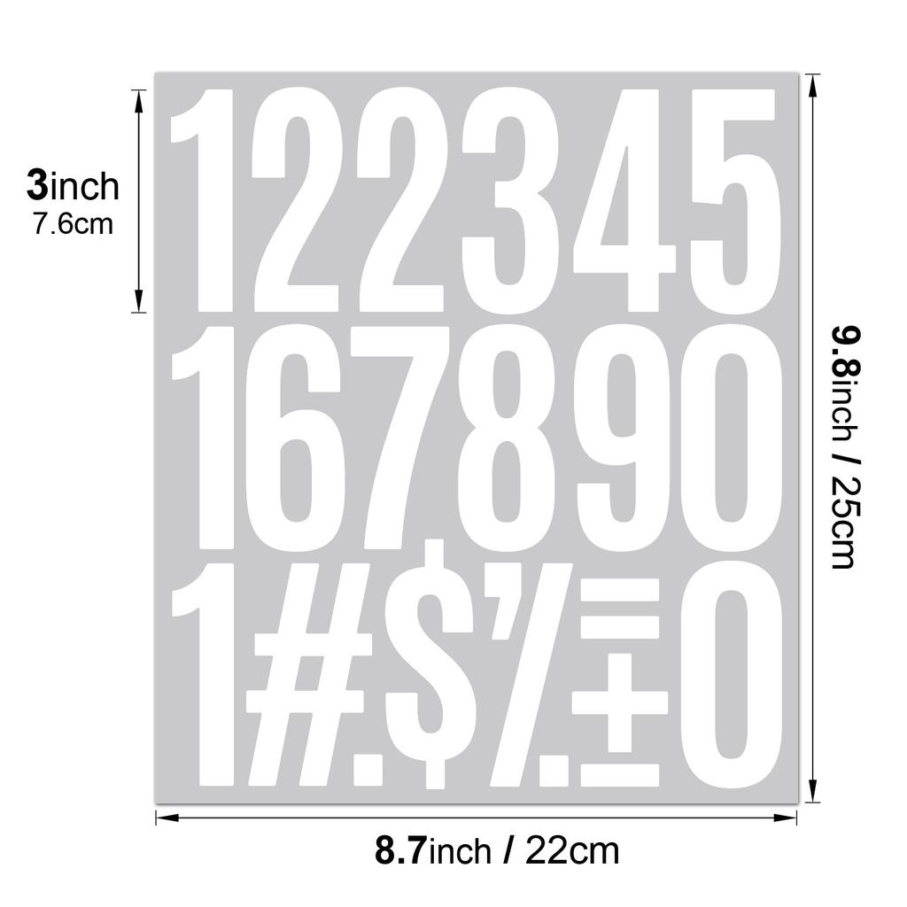 3-дюймовая наклейка с буквой сделай сам английская декоративная почтовый ящик автомобиль флаг для дергания водонепроницаемая креативная цифровая наклейка с буквой