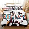 Комплект постельного белья Darling In The Franxx Single Twin Full Queen King Size Комплект постельного белья Aldult Kid Bedroom Duvetcover Sets 3D простыни
