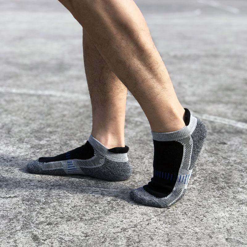 5 пар новых мужских носков, толстые спортивные хлопчатобумажные носки на осень-зиму, мужские уличные баскетбольные носки высокого качества