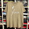 Lain Graphic Print Autumn Cotton Unisex TShirt Short Sleeve Street Fashion Trend Clothing Street Style Winter Innerwear Tops
