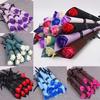 1PC Flowers Wedding Artificial Flower Decoration Soap Rose Accessories Bouquet Party Multicolor