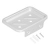 Soap Holder Aluminum Wall Mounted Kitchen Sponge Tray Shower Shelf Drain Storage Rack for Toilet