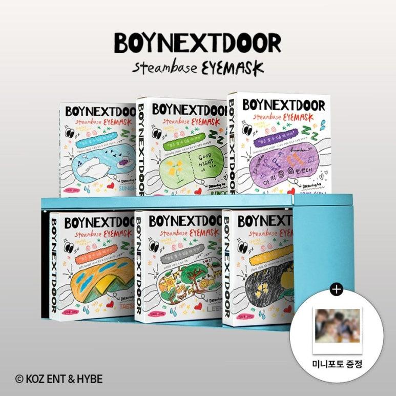 Steam Base X BOYNEXTDOOR Маска для сна на глаза | Официальные товары коллаборации K-POP