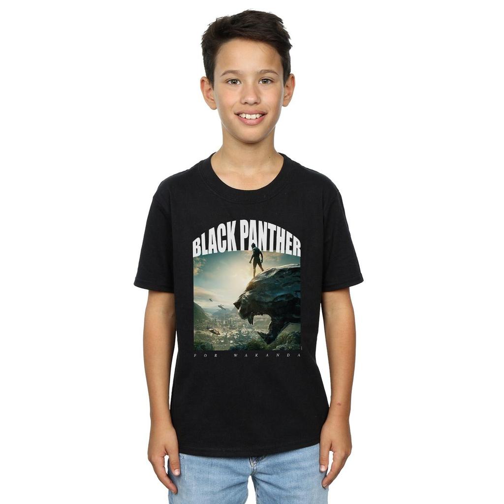 Marvel Футболка «Черная пантера для мальчиков» для Ваканды
