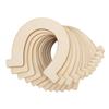 24Pcs Horseshoe Shape Wood Hanging Pendant Wooden Craft DIY Children Hand Made Toy(83 X 91mm )