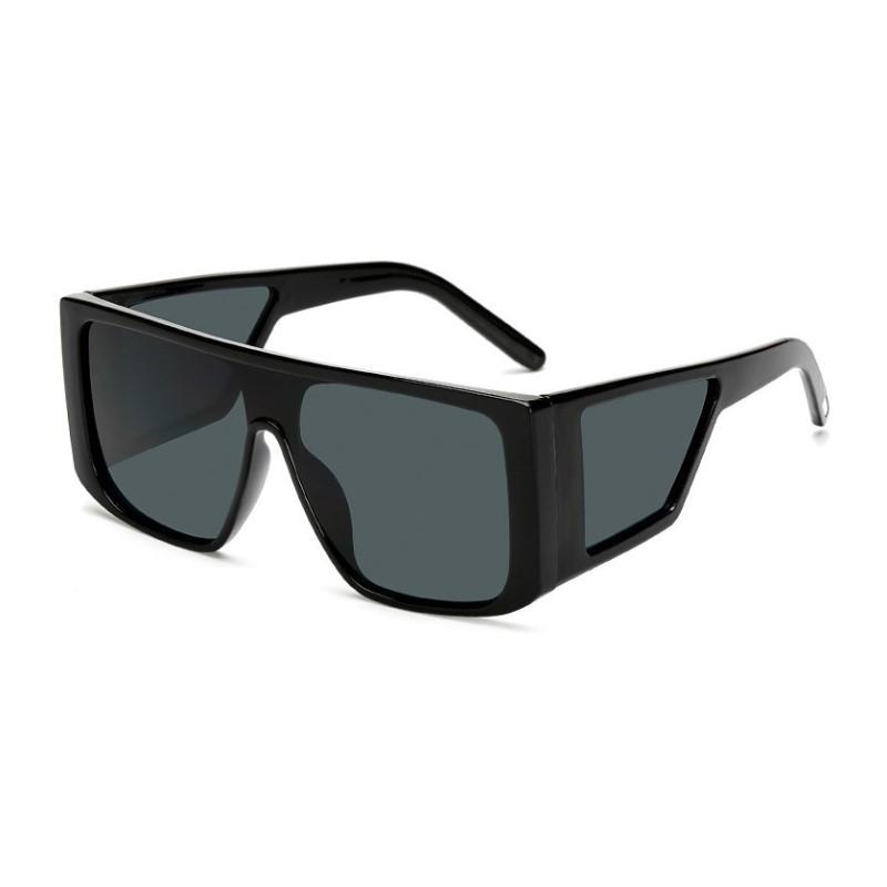 Модные солнцезащитные очки оверсайз с несколькими зеркальными линзами, стильные квадратные очки для вождения для мужчин и женщин