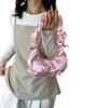 Y2k Bowknot Shoulder Bag Korean Style Women Underarm Handbag Portable Bow Pleated Armpit Bag  Girls