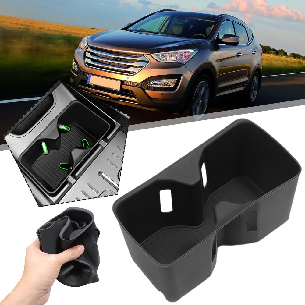 Для Hyundai Santa Fe 2024 автомобильный держатель для стакана с водой центральный держатель для напитков силиконовые аксессуары для хранения Inte V2L3