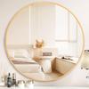 Настенный круглый круглый настенный алюминиевый туалетный столик для макияжа Диаметр Зеркало, Зеркало, Зеркало, Зеркало, Зеркало, Рама, Зеркало, Вход,