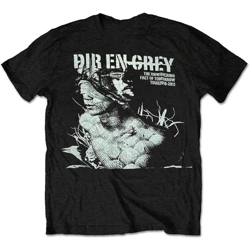 Коллекция Dir En Grey Тур 2010 2011 Хлопковая футболка унисекс полного размера_распродажа@ Футболка унисекс