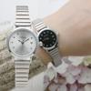 Роскошные брендовые женские часы Простые круглые с бриллиантами Календарный циферблат Женские кварцевые часы Ремешок из нержавеющей стали Наручные часы Feminino