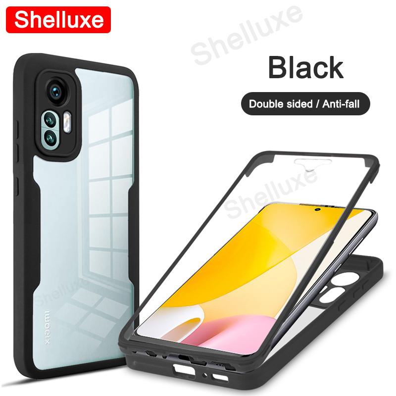 For Xiaomi12 360 Full Body Case Shelluxe For Xiaomi Mi 12 12X 12T 11 11T Mi11 Lite Mi11T Pro Silicone Double Sided Phone Cover