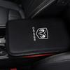 Carbon Fiber Leather Car Console Box Pad Car Armrest Cushion Cover for Dodge Journey Caliber SXT DART Challenger RAM Charger Avengr Accessories