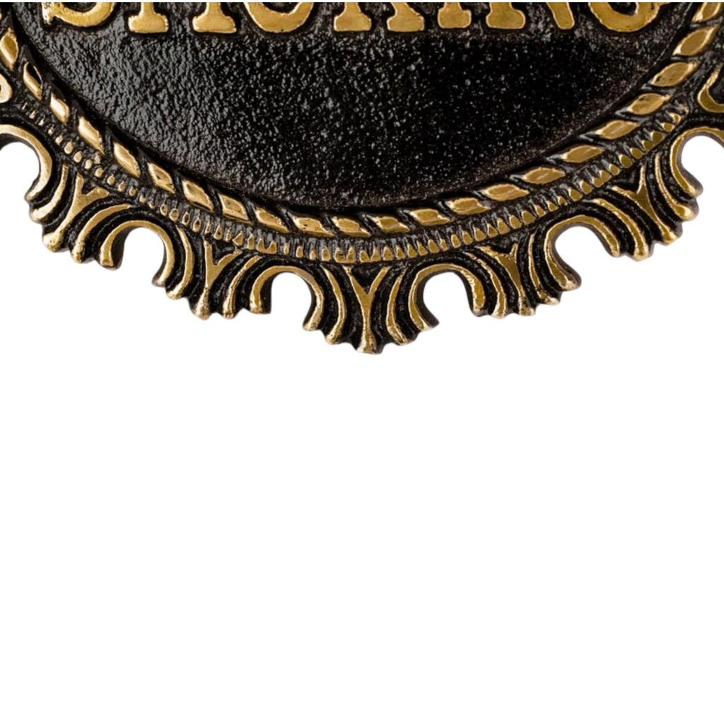 Изготовленная вручную табличка с надписью «Не курить», элегантная металлическая предупреждающая табличка для дома, офиса или бизнеса, стильная декоративная вывеска с четкой гравировкой