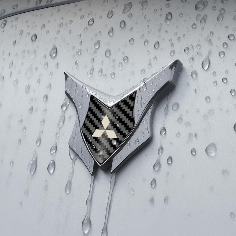 Car Shield Styling Logo Decoration Sticker For Mitsubishi Outlander ASX Eclipse Pajero Lancer EVO Delica L200 Mirage RALLIART
