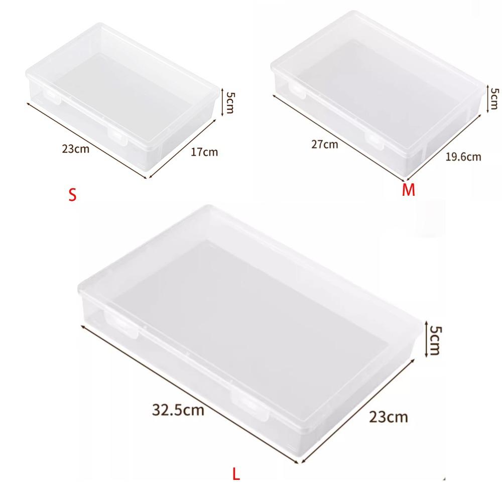 Штабелируемый ящик для хранения пазлов, многофункциональный органайзер для документов большой вместимости с водонепроницаемой застежкой