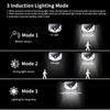 100 LED Solar Lights Outdoor PIR Motion Sensor Wall Lamp 3 Mode Human Sensor Solar Lamp for Garden Pathway Street Lighting Light