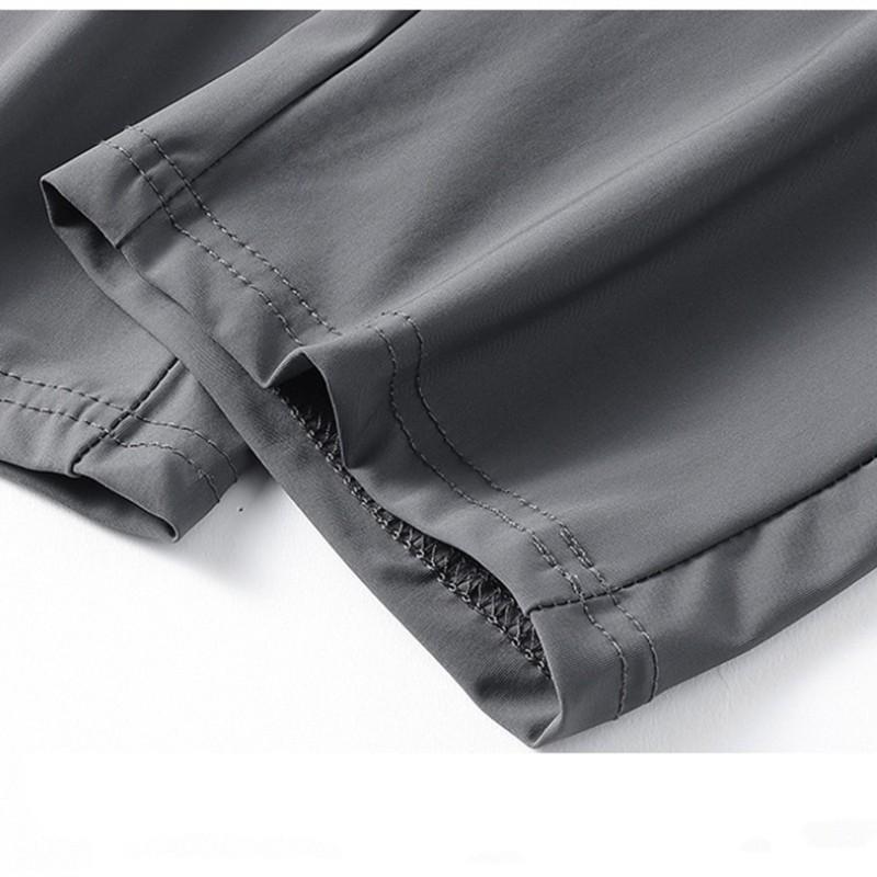 Мужские летние повседневные брюки, крутые дышащие, быстросохнущие спортивные штаны для бега, тренировки, приятные для кожи, удобные эластичные стильные брюки