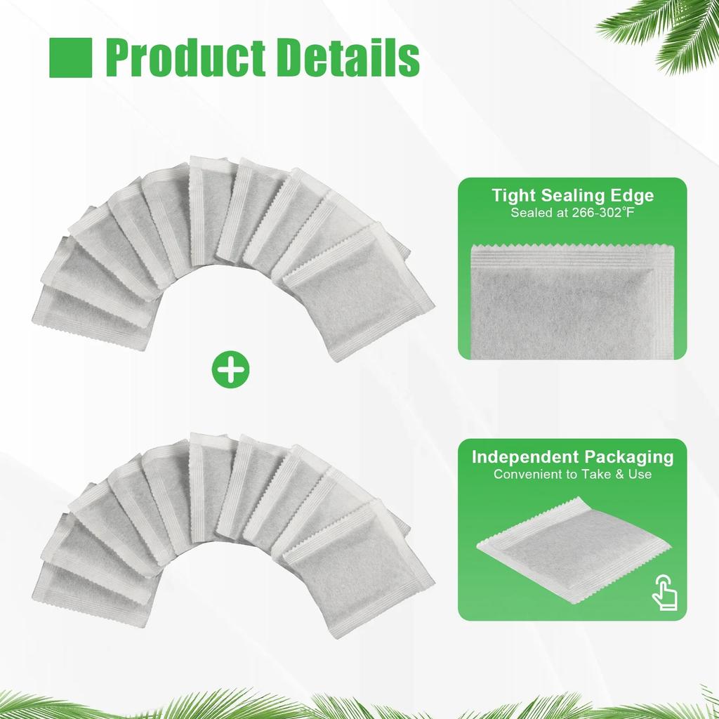 20 Pack of Distiller Filters,Activated Carbon Filters Bags for for Most Countertop Water Distillers