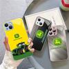 Green J-John Truck D-Deeres Tempered Glass For Iphone 14 13 12 11 Pro Mini XS MAX 14Plus X XS XR Fundas