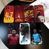Футбольный V-Victor O-Osimhen Чехол для телефона для iPhone 17,16,15,14,13,12,11 Plus,Pro Max,XS,Мягкий силиконовый черный чехол