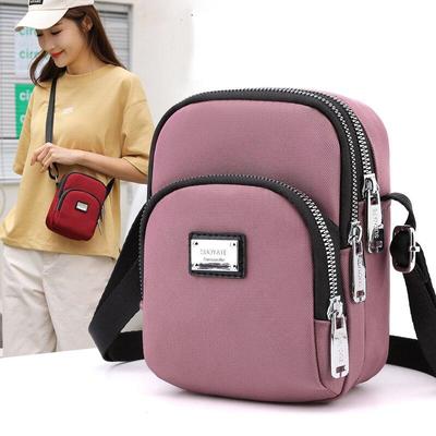 Новая маленькая женская сумка через плечо, нейлоновая женская сумка через плечо для мобильного телефона, простая сумка для девочек, женские сумки, винтажная сумка-мессенджер