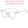 Transparent Tea Vintage Women Short-Sight Eyeglasses Ky959 Big Frame Oval Prescription Spectacles Diopter 0 -50 -100 To -600