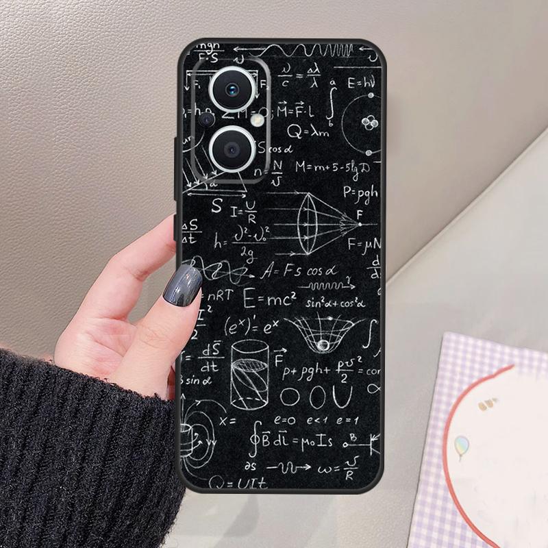 Наука Химия Кофеин Чехол Для OPPO Reno 10 11 12 13 14 Pro 8 7 Lite 11F 12F 13F 14F OPPO Find X8 X5 X6 X9 Pro Чехол