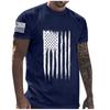 Men'S T-Shirt Short Sleeve Printed Summer Round Neck Top Trend Casual Sweatshirt