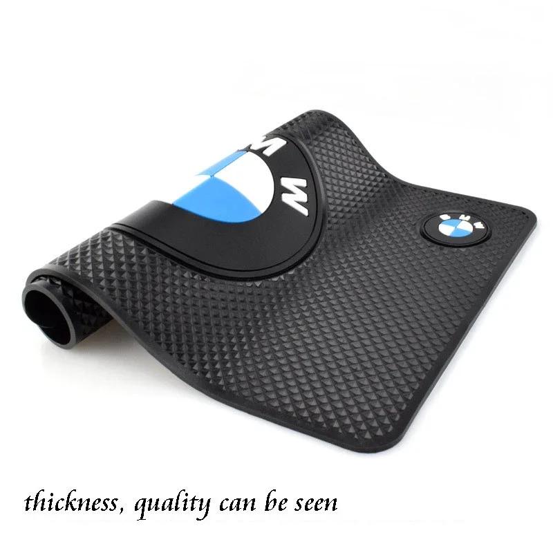 Липкий противоскользящий ПВХ коврик для приборной панели автомобиля, автоматический противоскользящий для BMW M Power X1 X3 X5 X6 E90 E70 F30 F20 E87 E60, стайлинг автомобиля