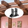 Heavy-Duty Deck Railing Support Steel Railing Post Bracket Post Support Bracket  Deck Railings
