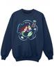 Girls The Little Mermaid Reading A Book Sweatshirt