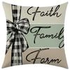 New Spring Car Plant and Flower Linen Pillowcase, Car Sofa Lumbar Pillow Cushion