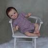 So Lovely Reborn Dolls Felicia 45 см Мягкая ткань для моделирования тела куклы, фиолетовый вязаный комбинезон ручной работы с 3D венами и видимой кожей, игрушка для куклы-младенца